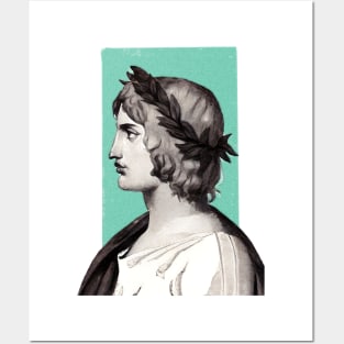 Roman Poet Virgil illustration Posters and Art